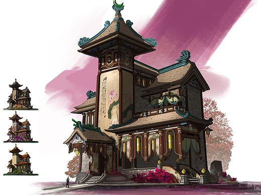 场景原画创作方案过程