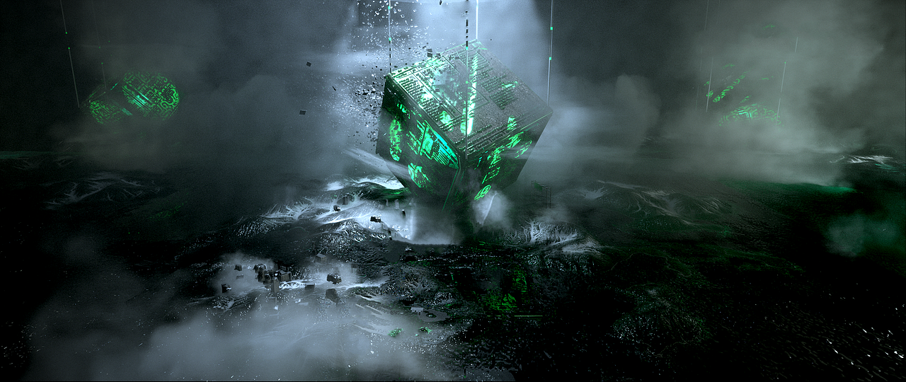 Falling Cube（图ZMTc2NzQ4NjIw） - 场景 - 站酷设计师HOMO_原创素材 - 站酷ZCOOL