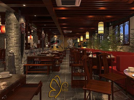 装修什么样的火锅店比较适合?（个人主页-ZOTkyNjky） - 空间 - 站酷设计师贰春室内设计原创素材 - 站酷ZCOOL