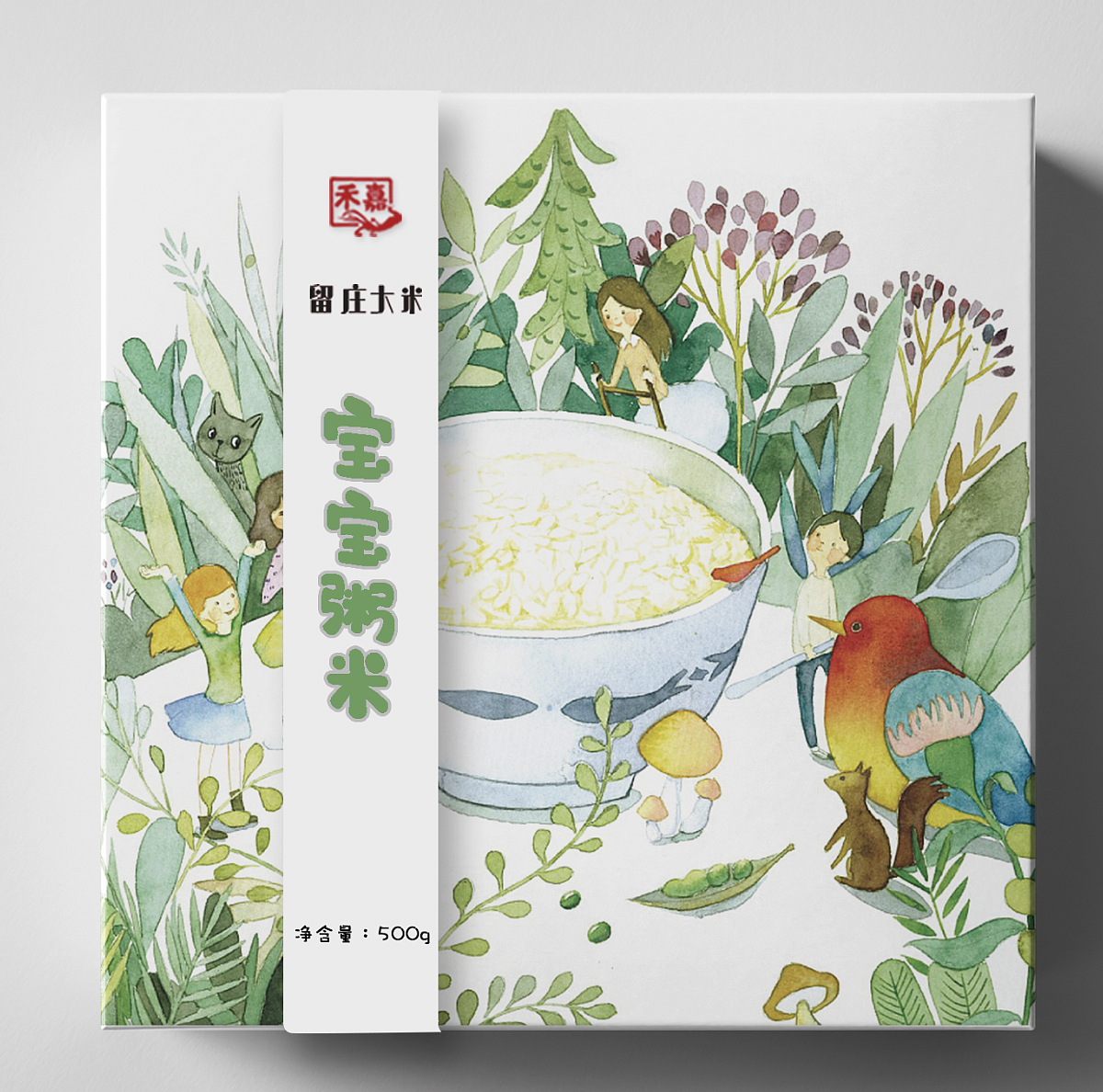 禾嘉留庄大米包装