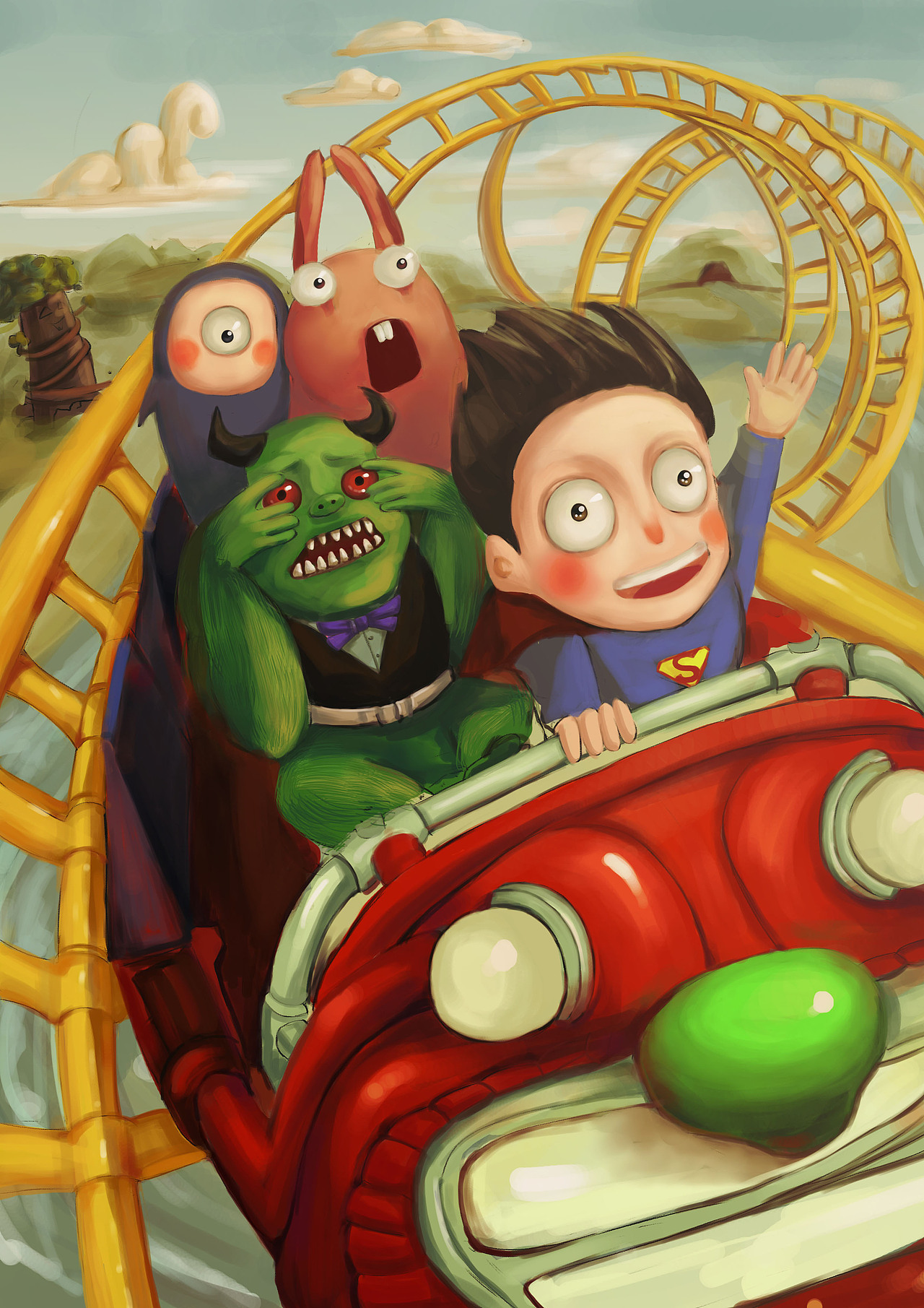 奇幻乐园（图ZMjUxMzgzMjg=） - 儿童插画 - 站酷设计师Anne_Y原创素材 - 站酷ZCOOL