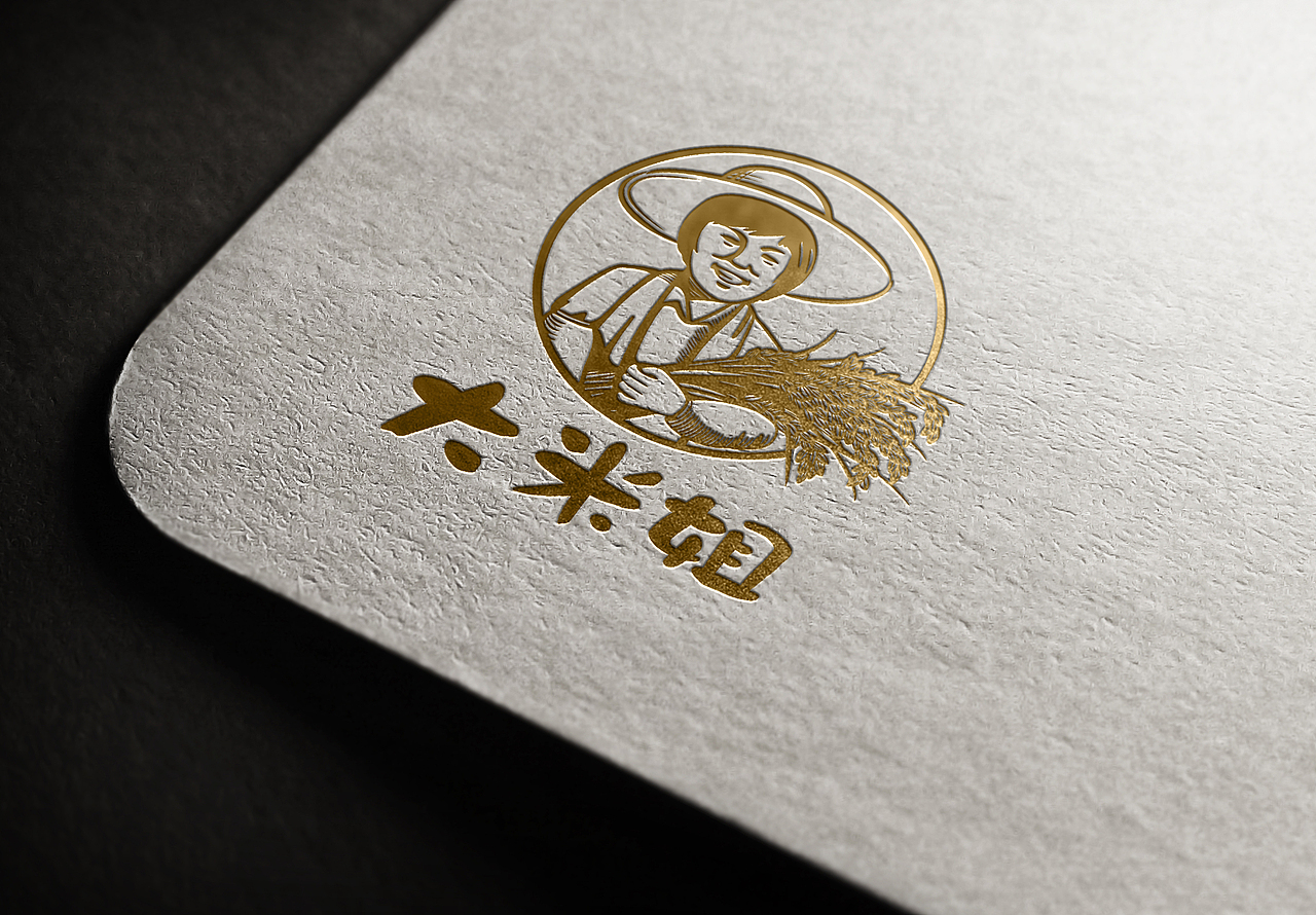 大米画册,户外广告,折页,会员卡,简洁大气,高档