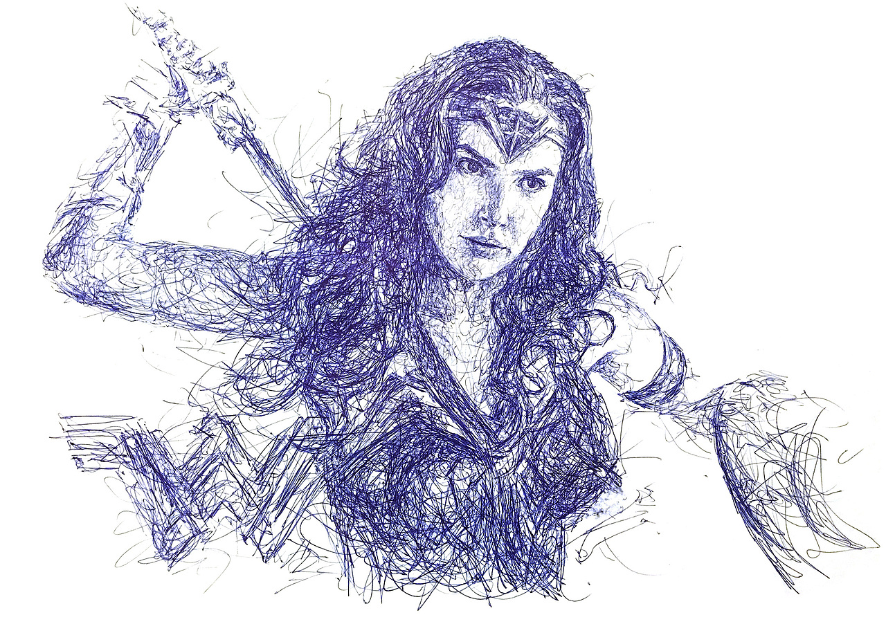 Wonder Woman（图ZODE1MDY0OTI=） - 商业插画 - 站酷设计师M3SS1原创素材 - 站酷ZCOOL