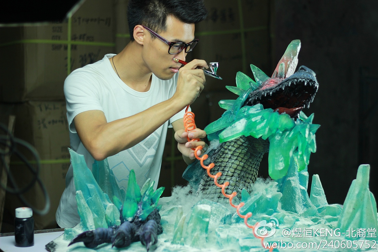 北裔堂 《DNF》 地下城与勇士 冰龙战斗场景(图ZMTc3NzY4MjA=) - 手办/模玩 - 站酷设计师煜恒KENG原创素材 - 站酷ZCOOL