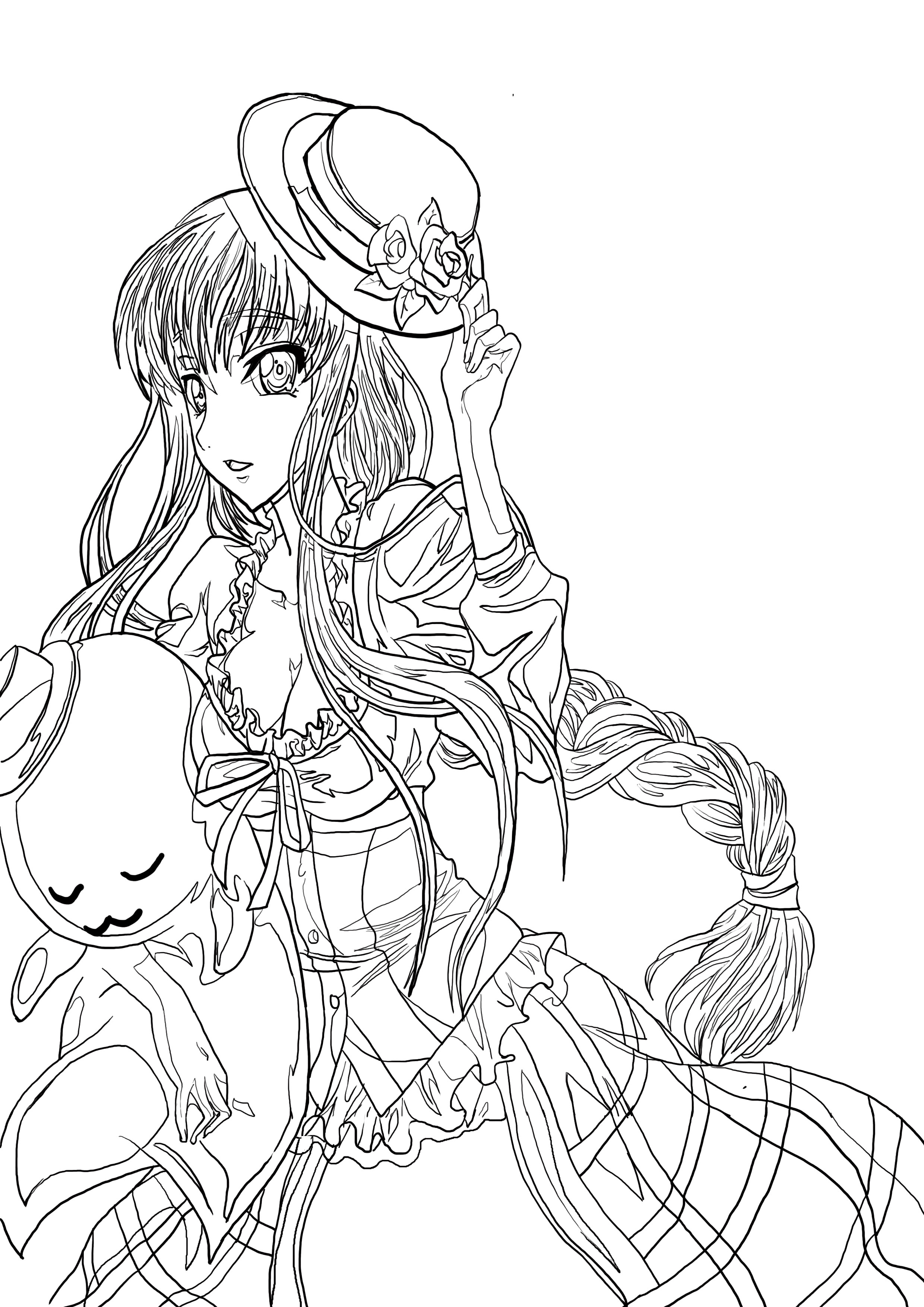 线稿临摹,刚开始接触手绘板