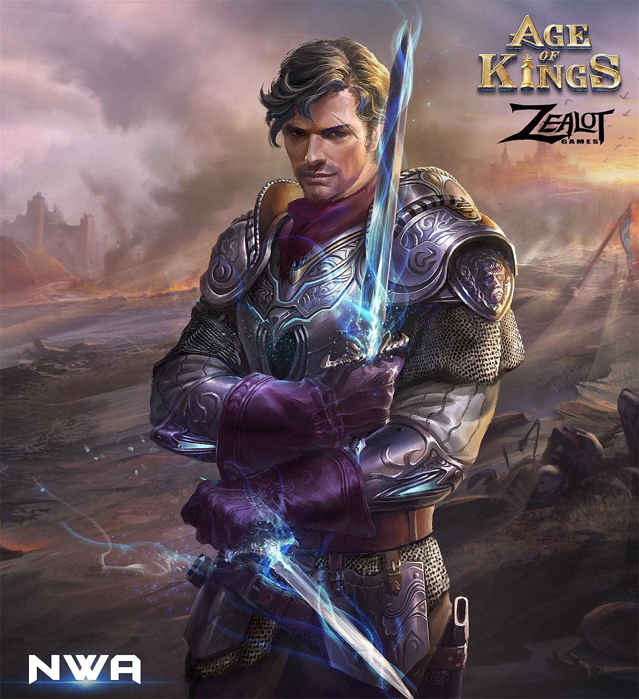 NWA 2015年为游戏《AGE OF KINGS》绘制的插图。主笔 OliverLiu 以及NWA