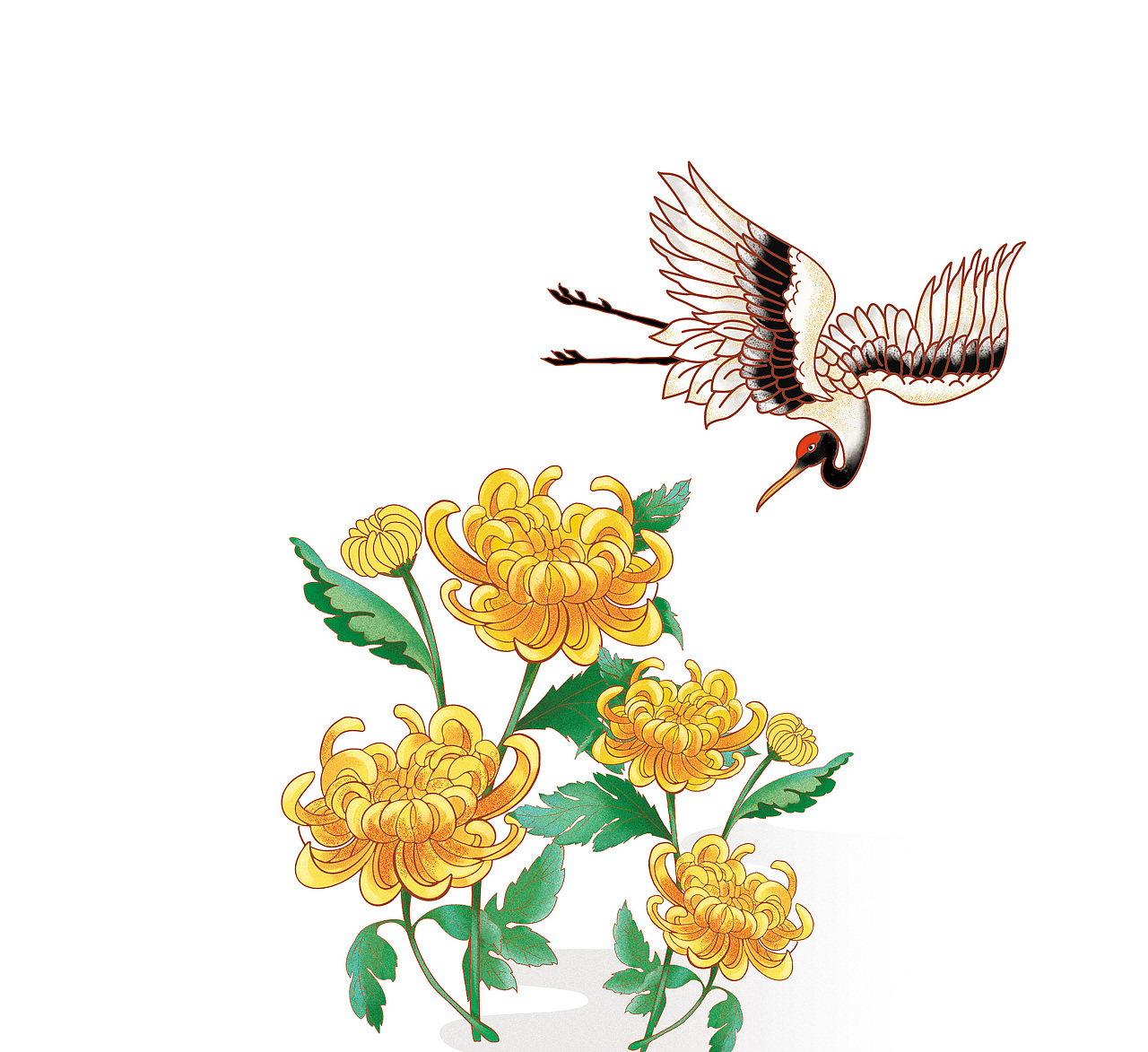 枸杞，菊花 玫瑰（图ZMjU2MjM1MzQ0） - 商业插画 - 站酷设计师大懒猫lazycat原创素材 - 站酷ZCOOL