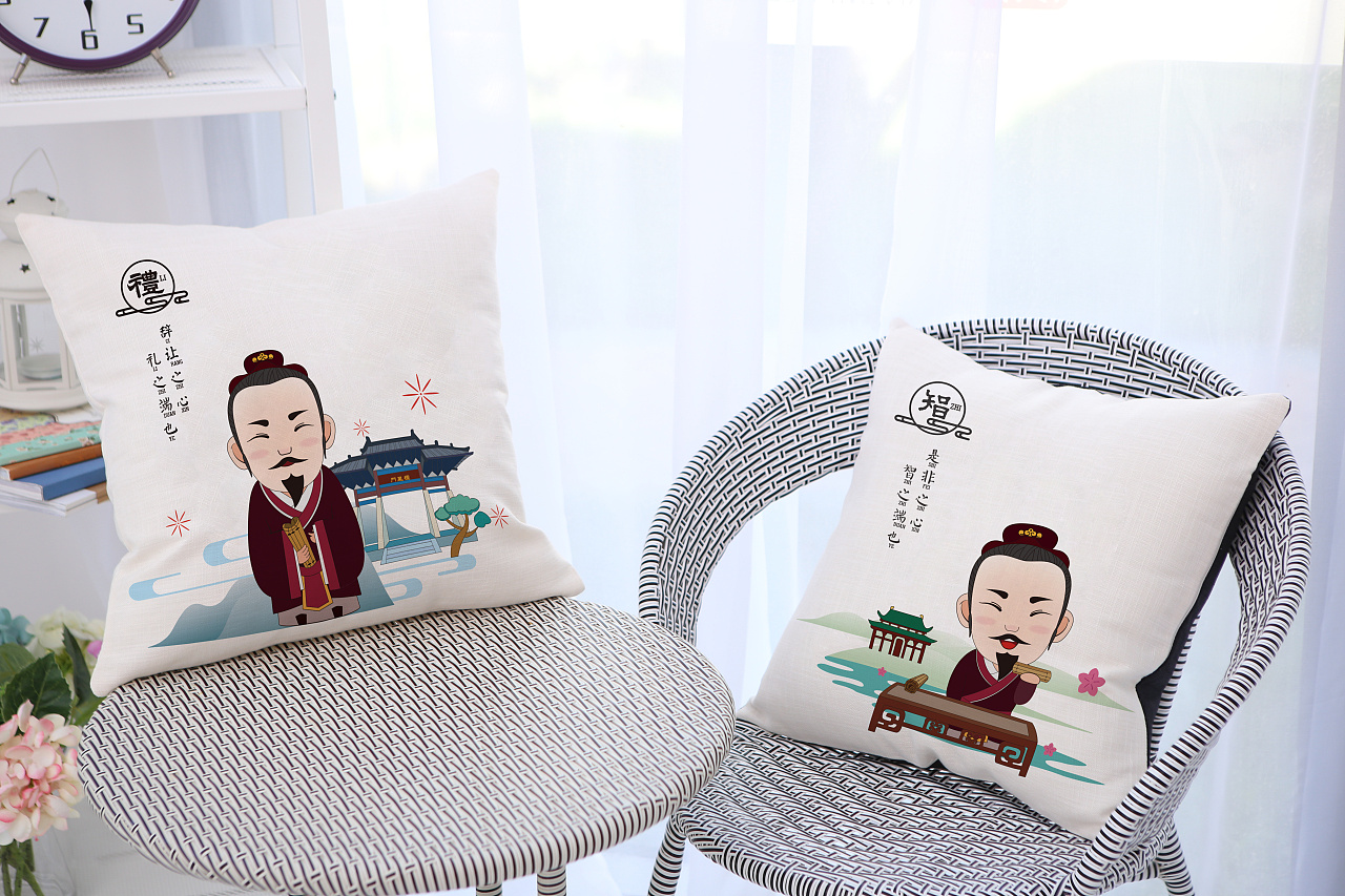 孟子卡通形象设计