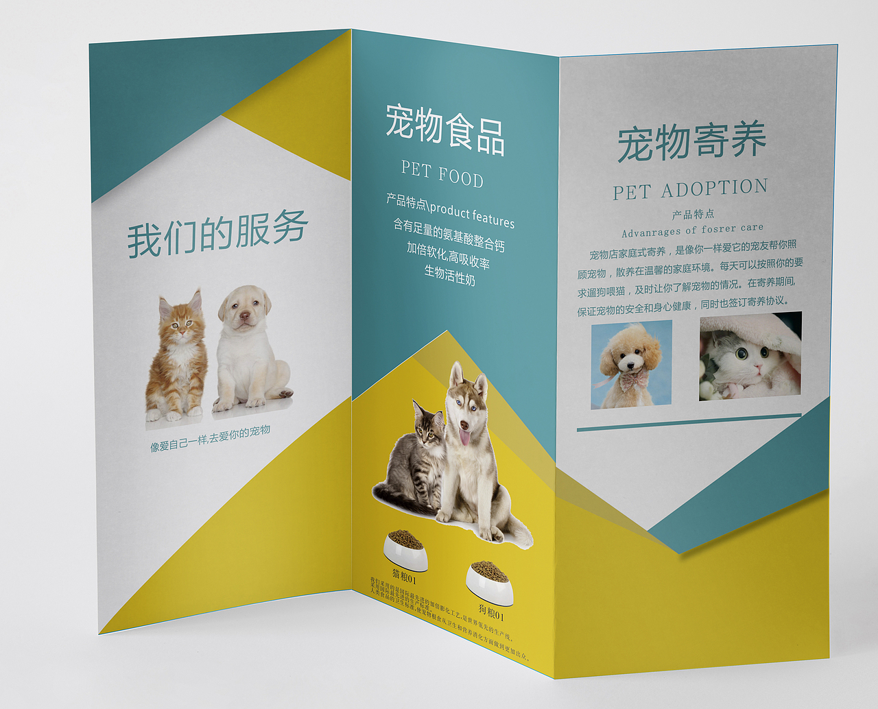 动物三折页（图ZMTkyNDUyNjEy） - 海报 - 站酷设计师浪中好手原创素材 - 站酷ZCOOL