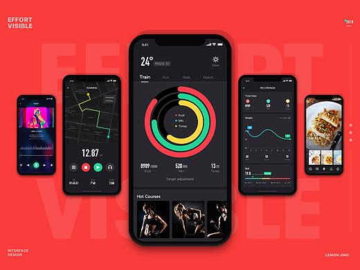 FITNESS健身APP Densign