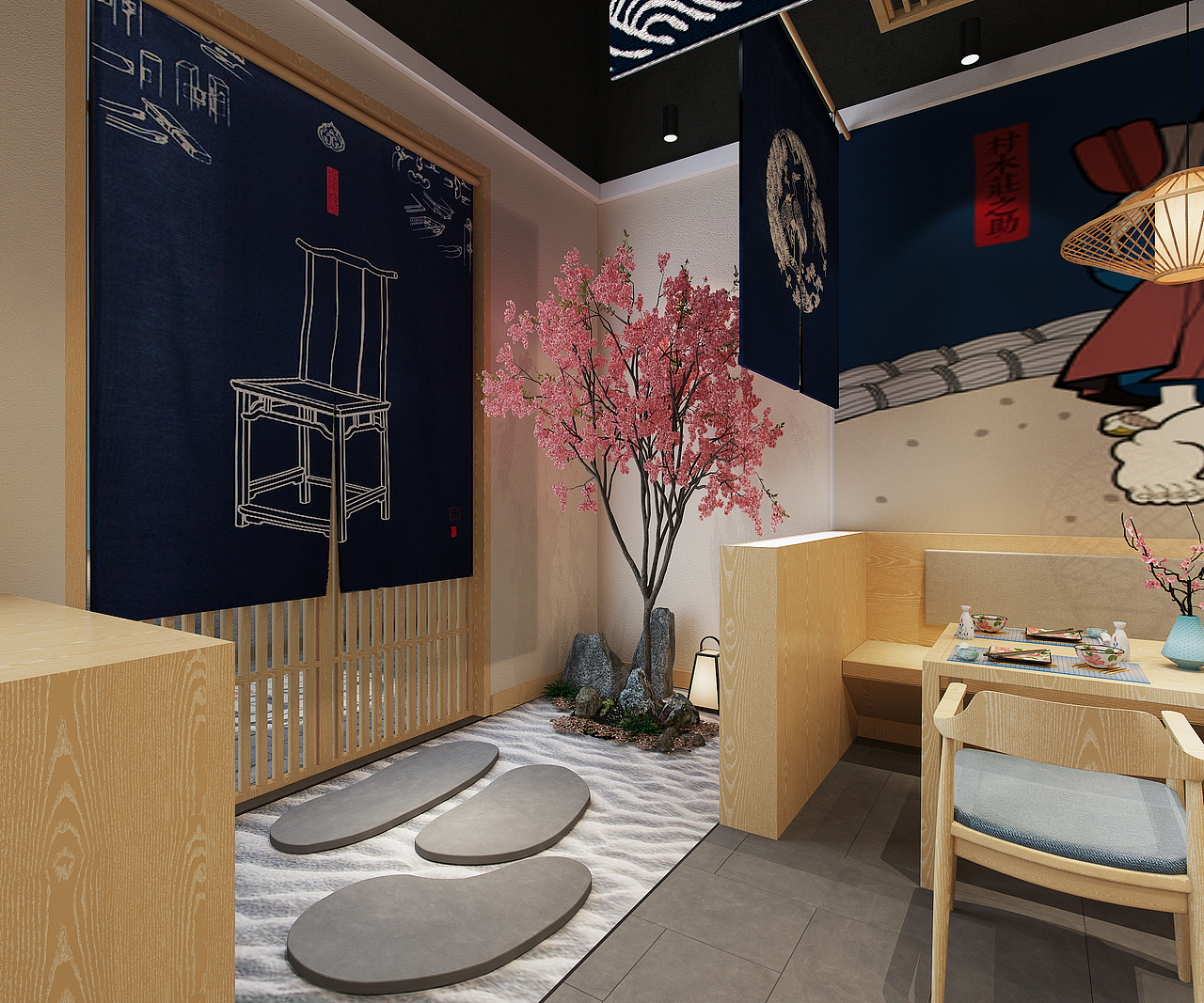 巳月日式料理（图ZMTY1MDA4MDc2） - 建筑/空间 - 站酷设计师lchmagsie原创素材 - 站酷ZCOOL