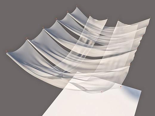 VRay Next for SketchUp 布料渲染与布料插件应用一例