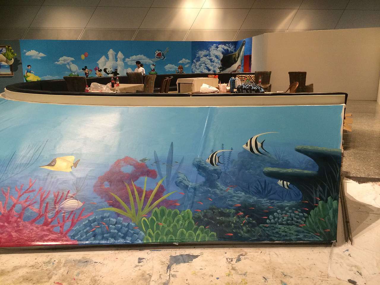 辽宁省大连市沃美术馆彩绘、立体画