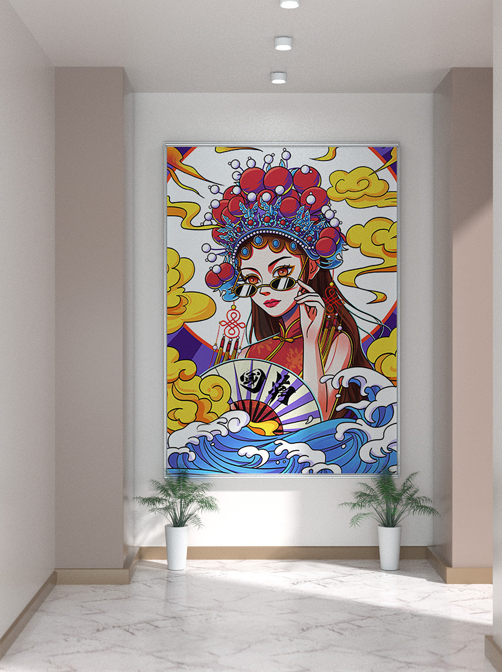 国潮京剧人物（图ZMjg0NjU2MjA4） - 创作习作 - 站酷设计师插画师乐夏原创素材 - 站酷ZCOOL