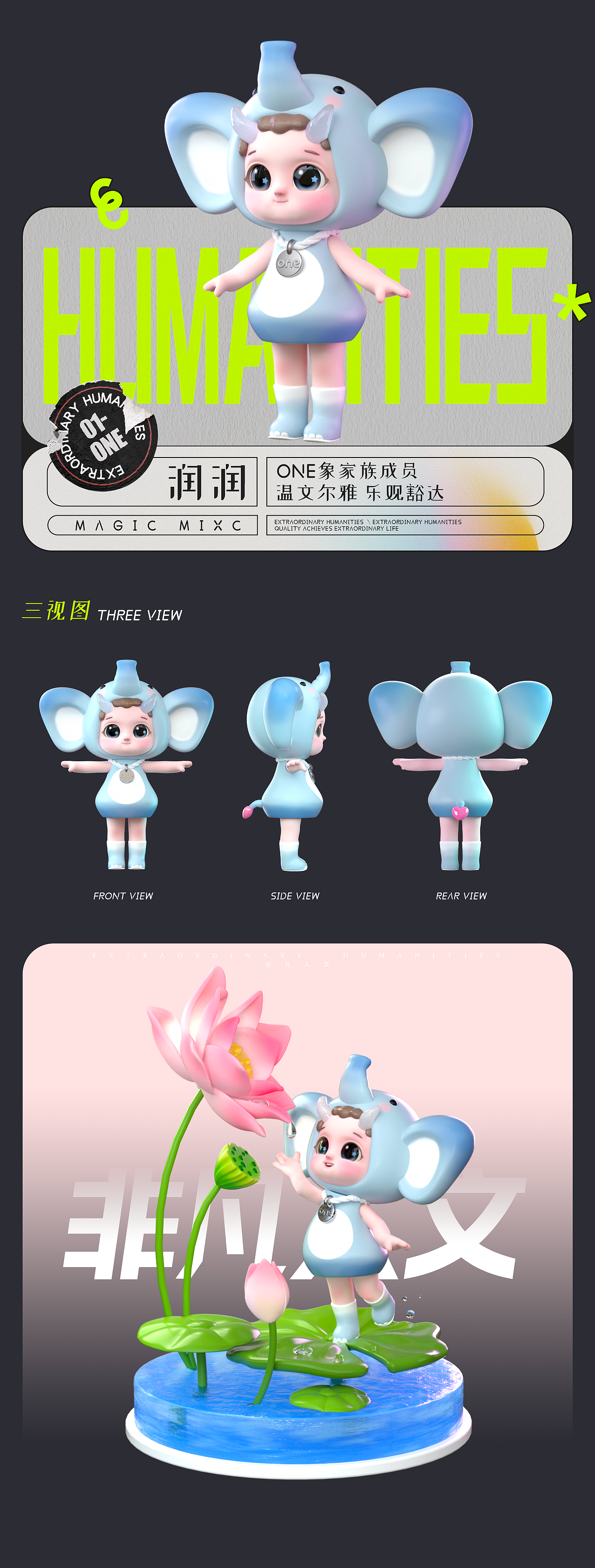 华润万象生活IP设计——ONE象家族
