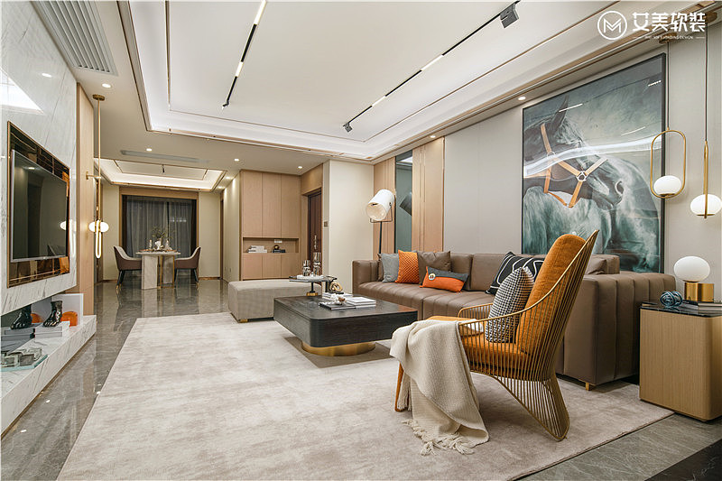 艾美软装｜博林云栖现代轻奢风样板房（图ZMjI5ODM1NjE2） - 家装设计 - 站酷设计师A艾美软装原创素材 - 站酷ZCOOL