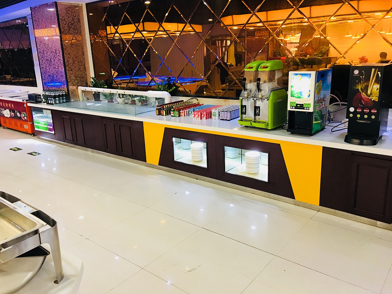 大理石自助餐台设备制作明档自助取餐台制作