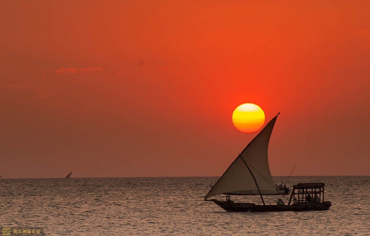 夕阳西下，一天就这么结束了。