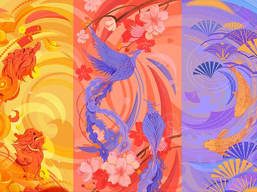 Heyue香水插画设计