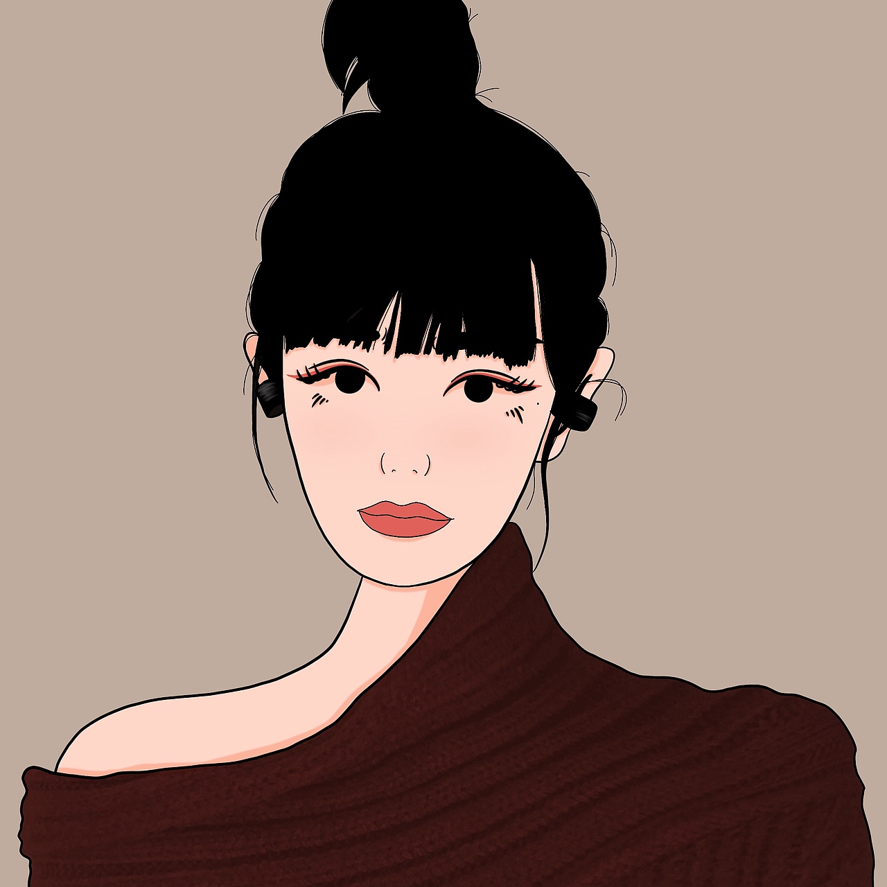 今日份分享扁平风头像（图ZMjQyNzM5Mjk2） - 艺术插画 - 站酷设计师joycelalala原创素材 - 站酷ZCOOL