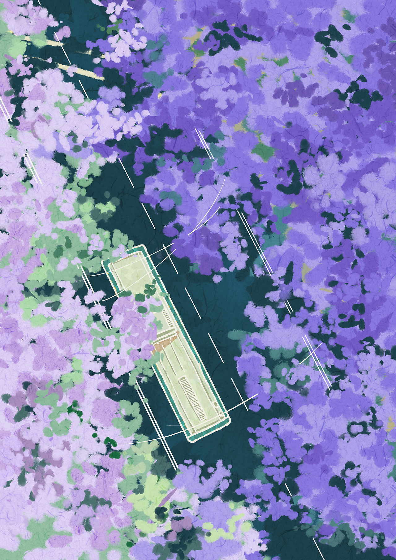 昆明蓝花楹文创设计-蓝花楹狂想