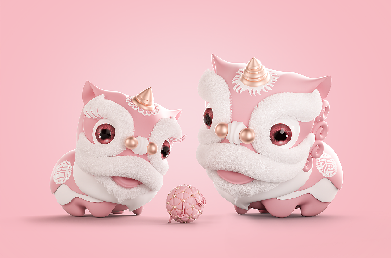 醒狮MeiMei-IP形象设计 / CC卡美 / 2021