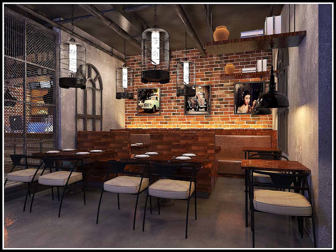 1992效果图~餐厅案例