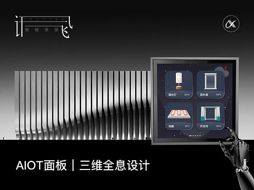 讯飞AIOT面板｜三维全息设计