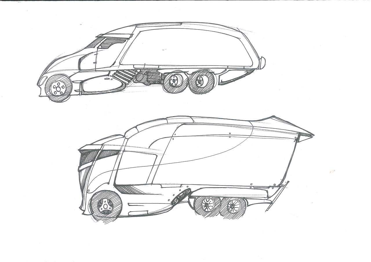 工业设计手绘汽车系列（图ZOTc4OTkyMTY=） - 其他工业/产品 - 站酷设计师享耳睿GReen原创素材 - 站酷ZCOOL