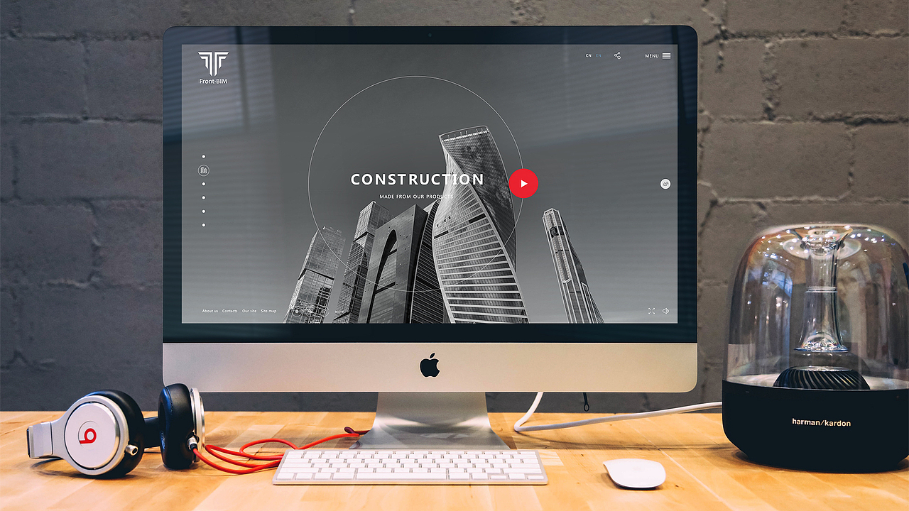 泰峰工程管理（Front-BIM）:LOGO（图ZMTA3NDEyMjg0） - Logo - 站酷设计师星辰少将原创素材 - 站酷ZCOOL