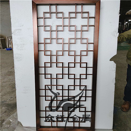 酒店仿红古铜不锈钢屏风隔断众钰定制（图ZMjY2NzYxODE2） - 其他 - 站酷设计师众钰屏风护栏原创素材 - 站酷ZCOOL