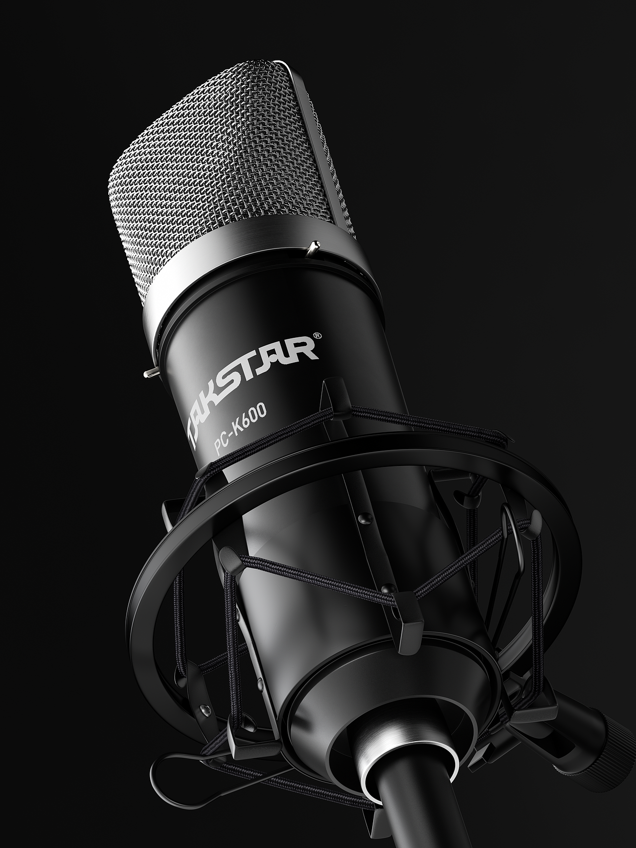 一款麦克风产品的建模渲染（图ZMjc1NzM4OTQw） - 产品 - 站酷设计师代王夜巡山原创素材 - 站酷ZCOOL