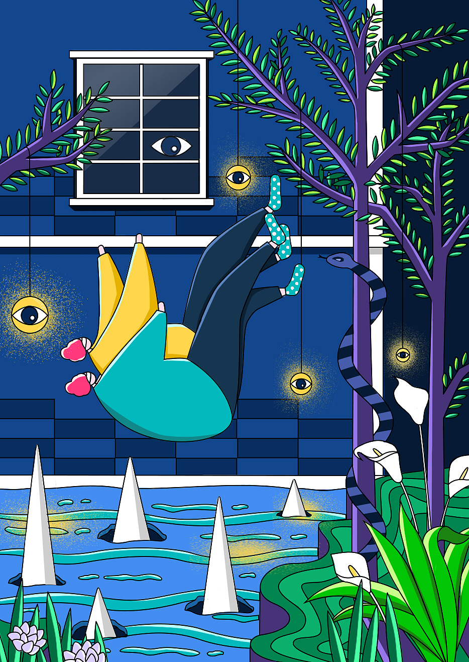 《隐秘的角落》插画联想（图ZMjE2NDcwMTUy） - 创作习作 - 站酷设计师升华梦想8原创素材 - 站酷ZCOOL