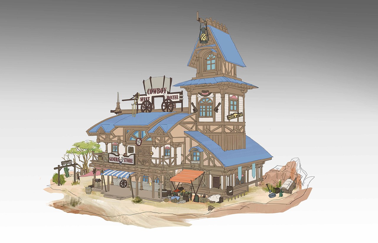 西方建筑設(shè)定（圖ZMTcwNTkyODk2） - 概念設(shè)定 - 站酷設(shè)計(jì)師璟泰藍(lán)原創(chuàng)素材 - 站酷ZCOOL