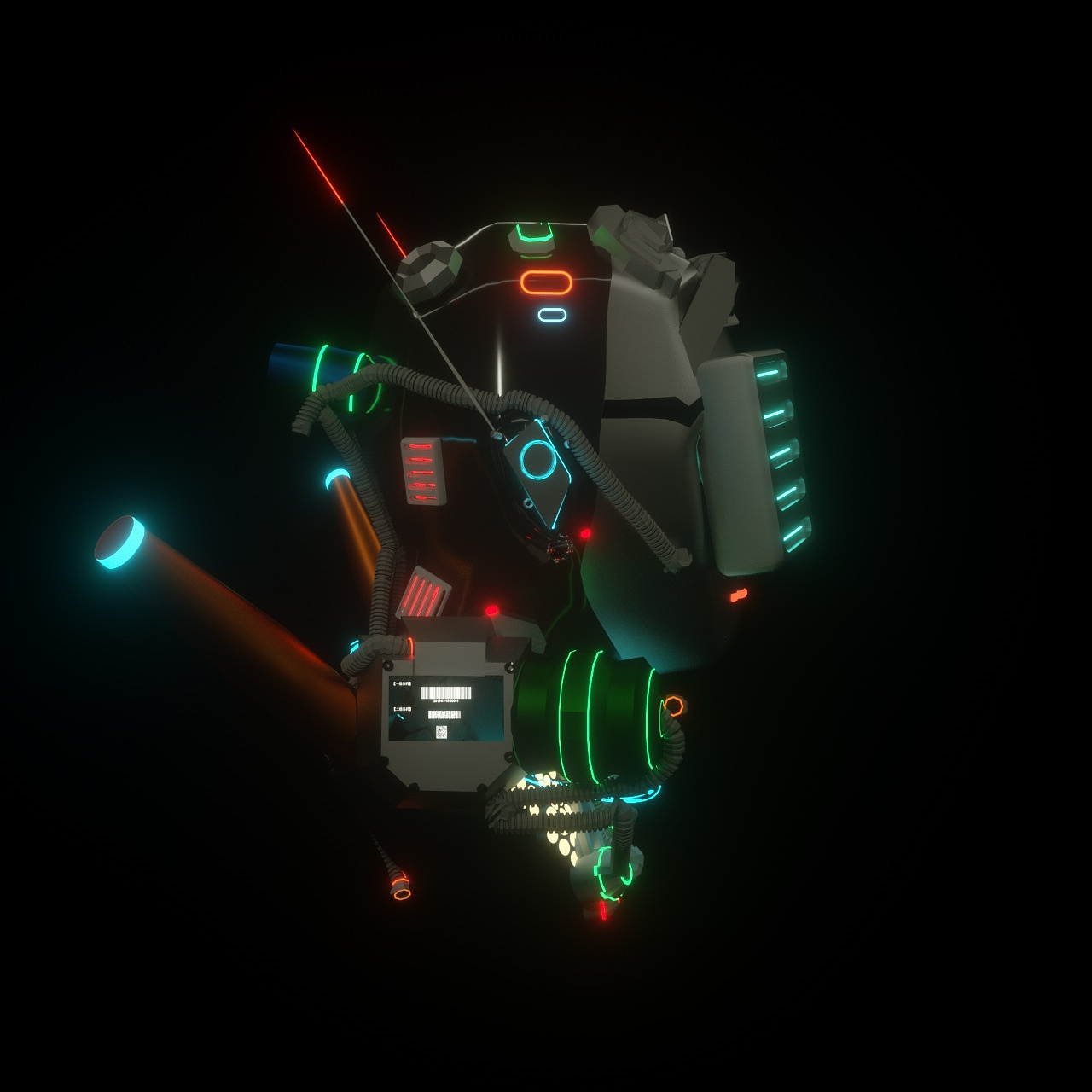 硬表面渲染（图ZMTkxMjY0ODk2） - 人物/生物 - 站酷设计师Mr罗L原创素材 - 站酷ZCOOL