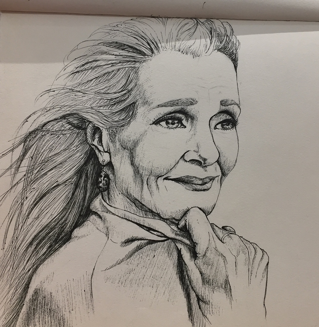 女人像|纯艺术|钢笔画|wodejia88 - 原创作品 - 站酷 (zcool)