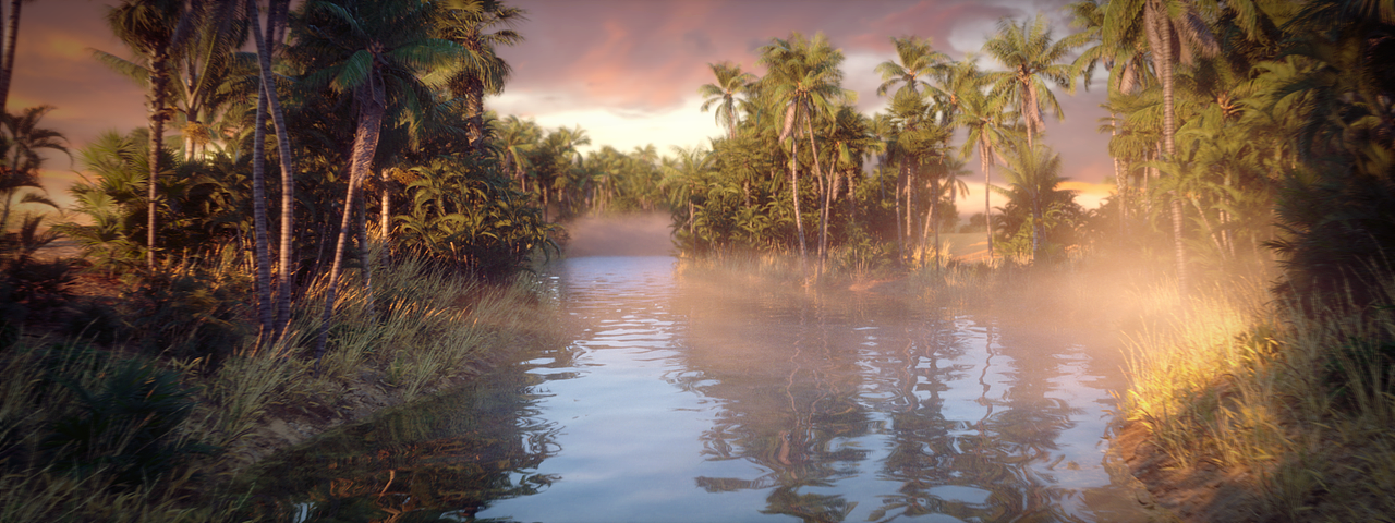 绿洲（图ZMTk2MDM4MTU2） - 场景 - 站酷设计师DIPPER迪普原创素材 - 站酷ZCOOL