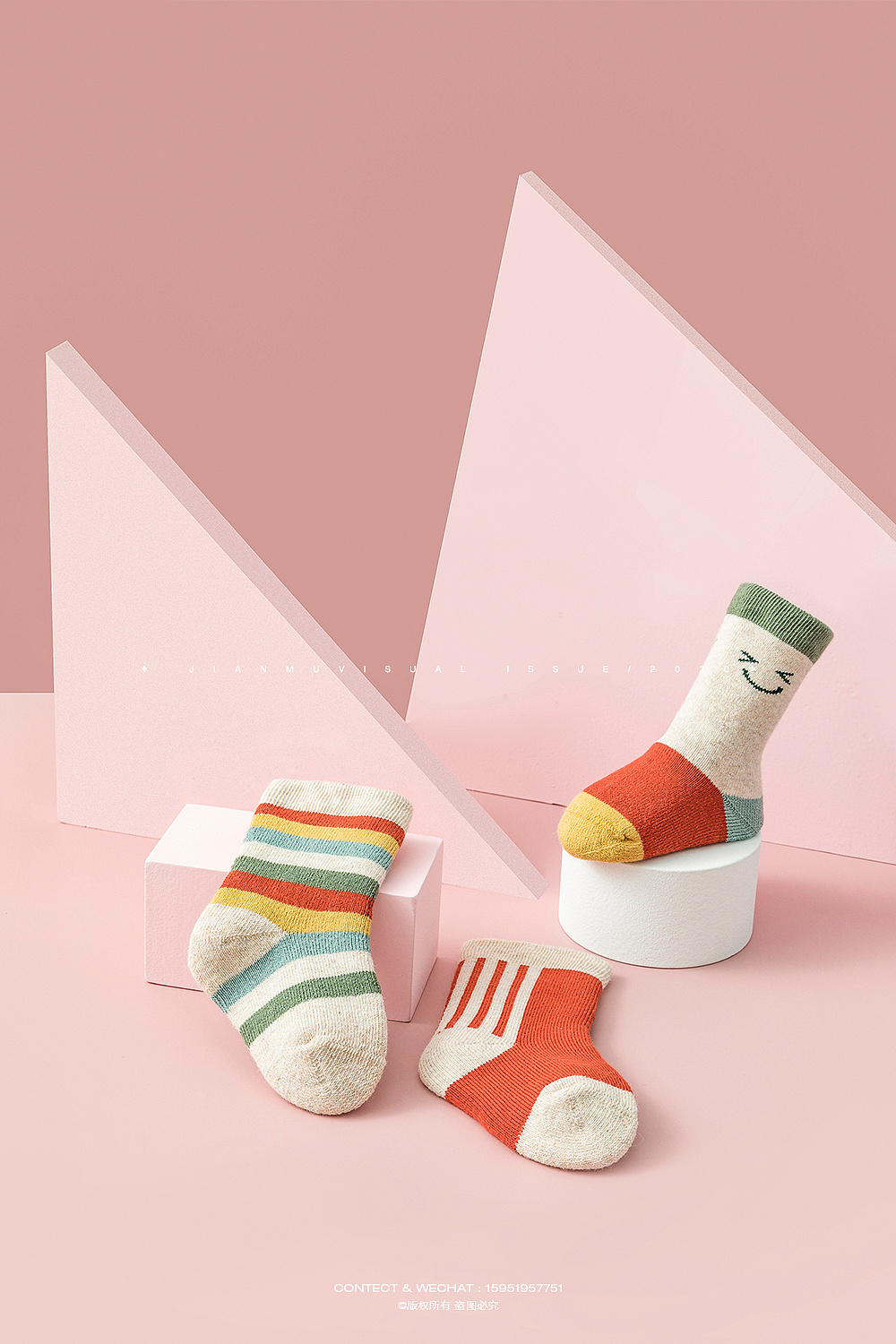婴儿袜子 静物摄影 | 儿童袜子男袜女袜产品创意拍摄|摄影|产品摄影