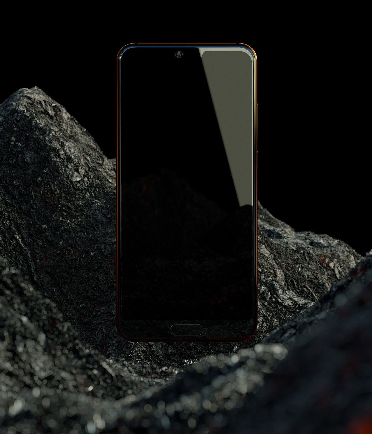 火山岩华为手机