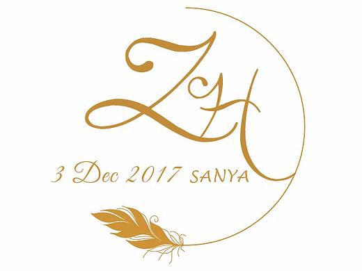 Z&H婚礼logo