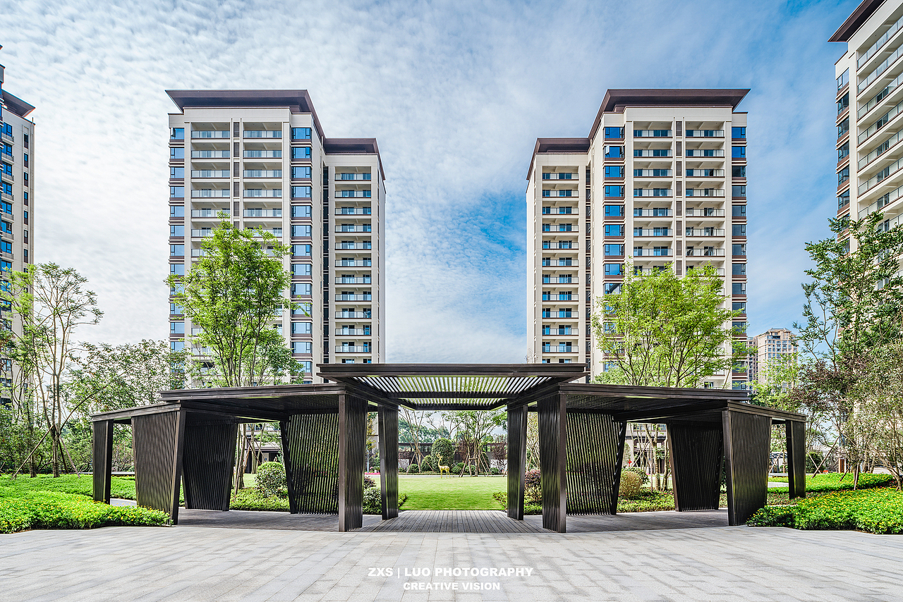 景观摄影 成都彭州置信丽都府二期