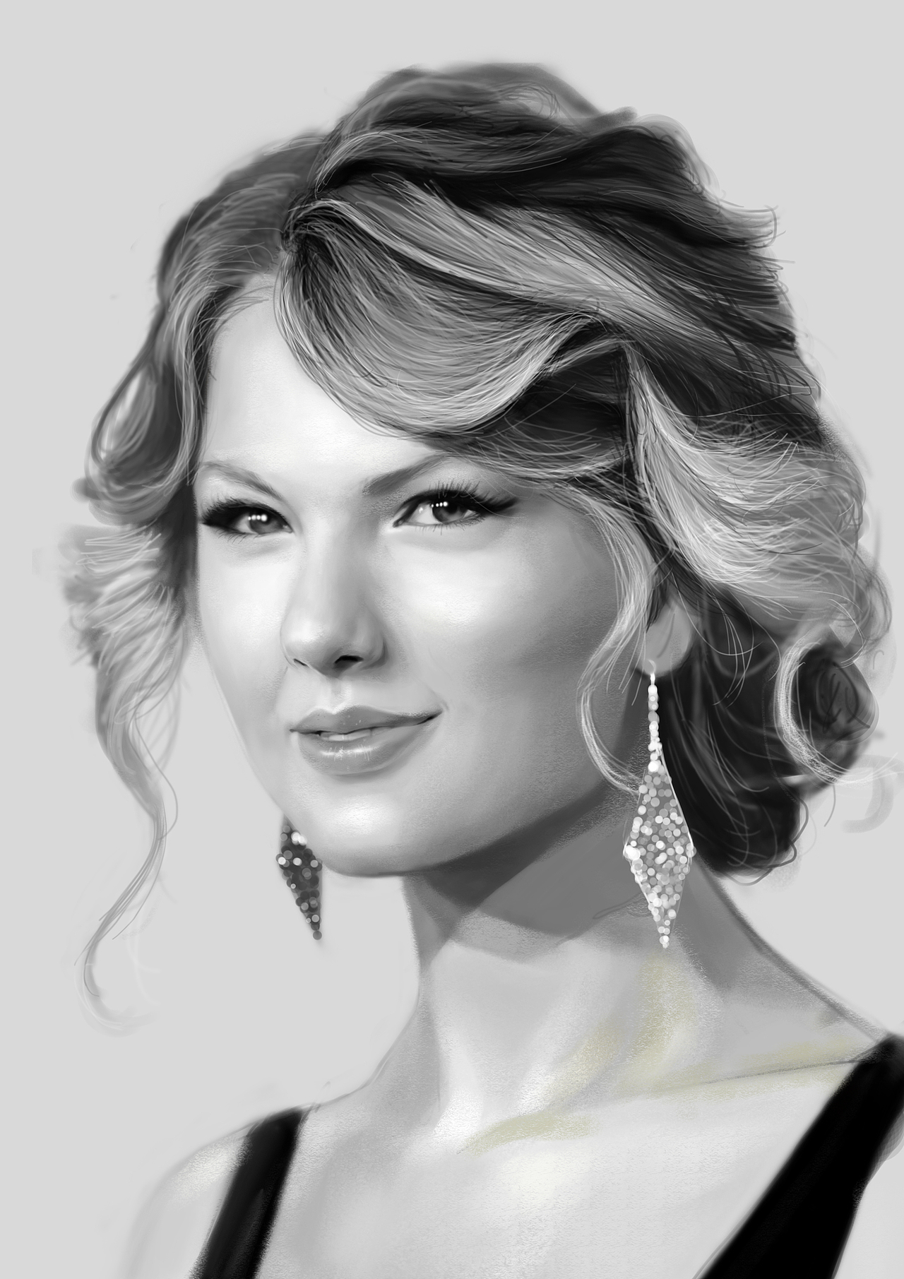 明星肖像02taylor02swift步骤讲解