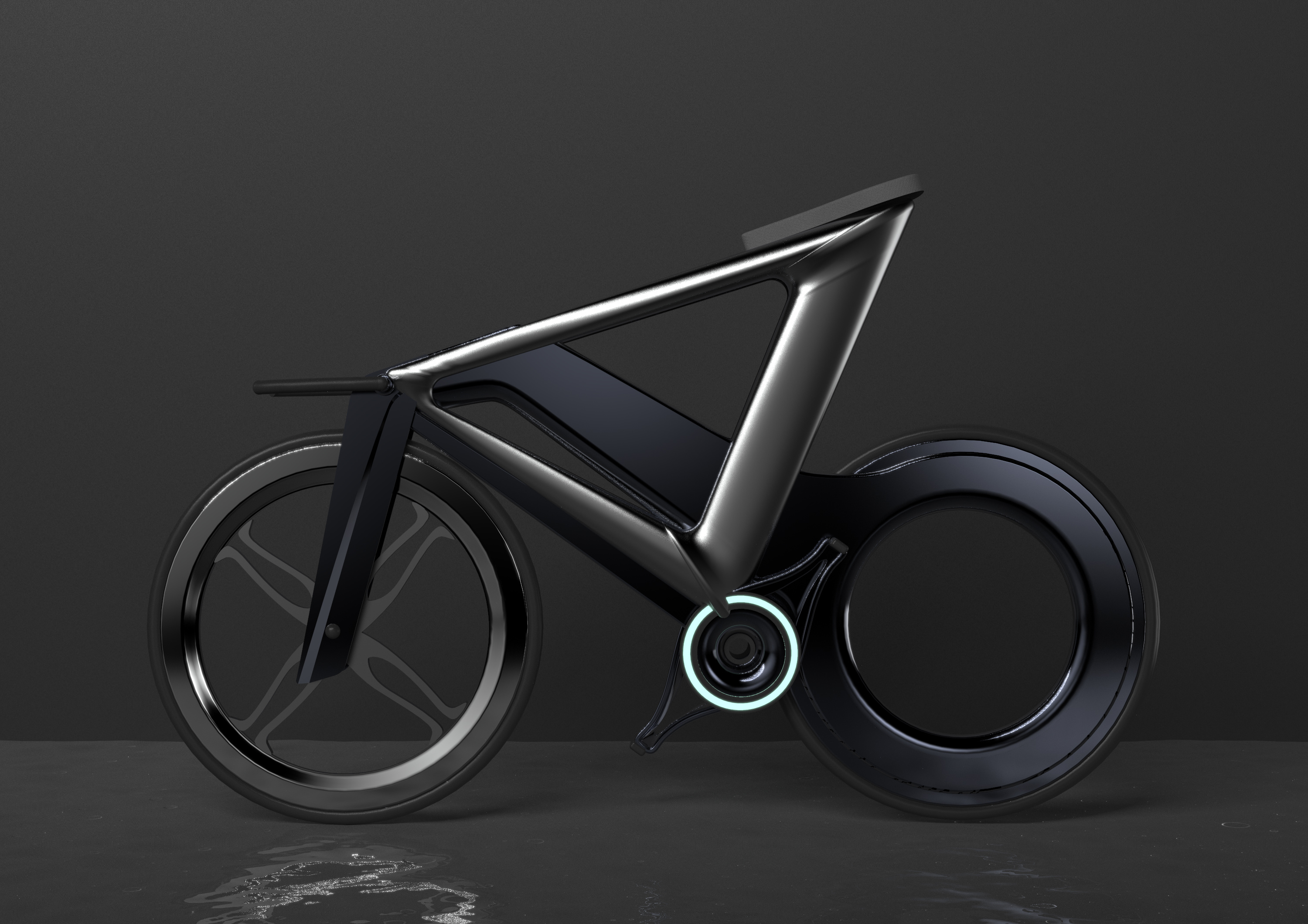 keyshot渲染——概念自行车