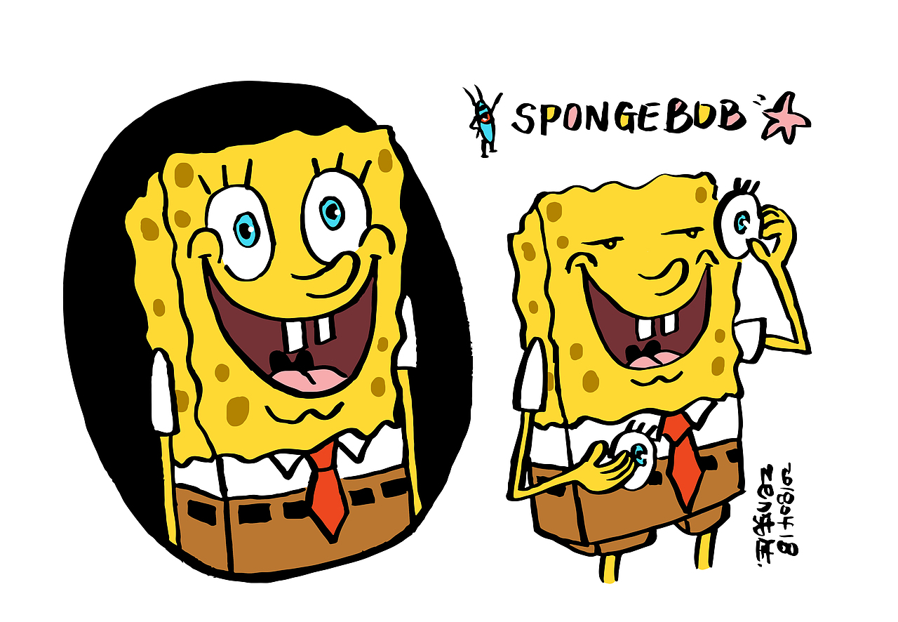 charmingblue海绵宝宝皮卡丘美瞳