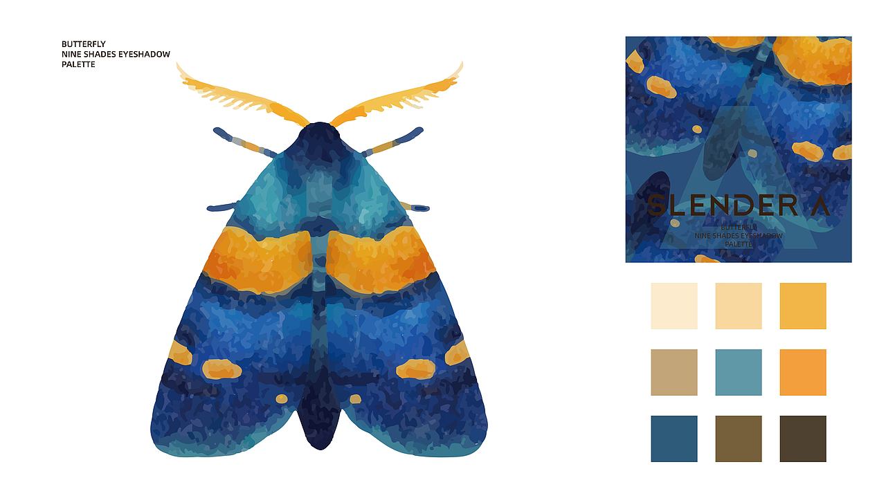 纤阿品牌 x 昆虫彩妆眼部系列产品（图ZMzMyODg5NDU2） - 品牌 - 站酷设计师鑫鑫家的常遇春原创素材 - 站酷ZCOOL