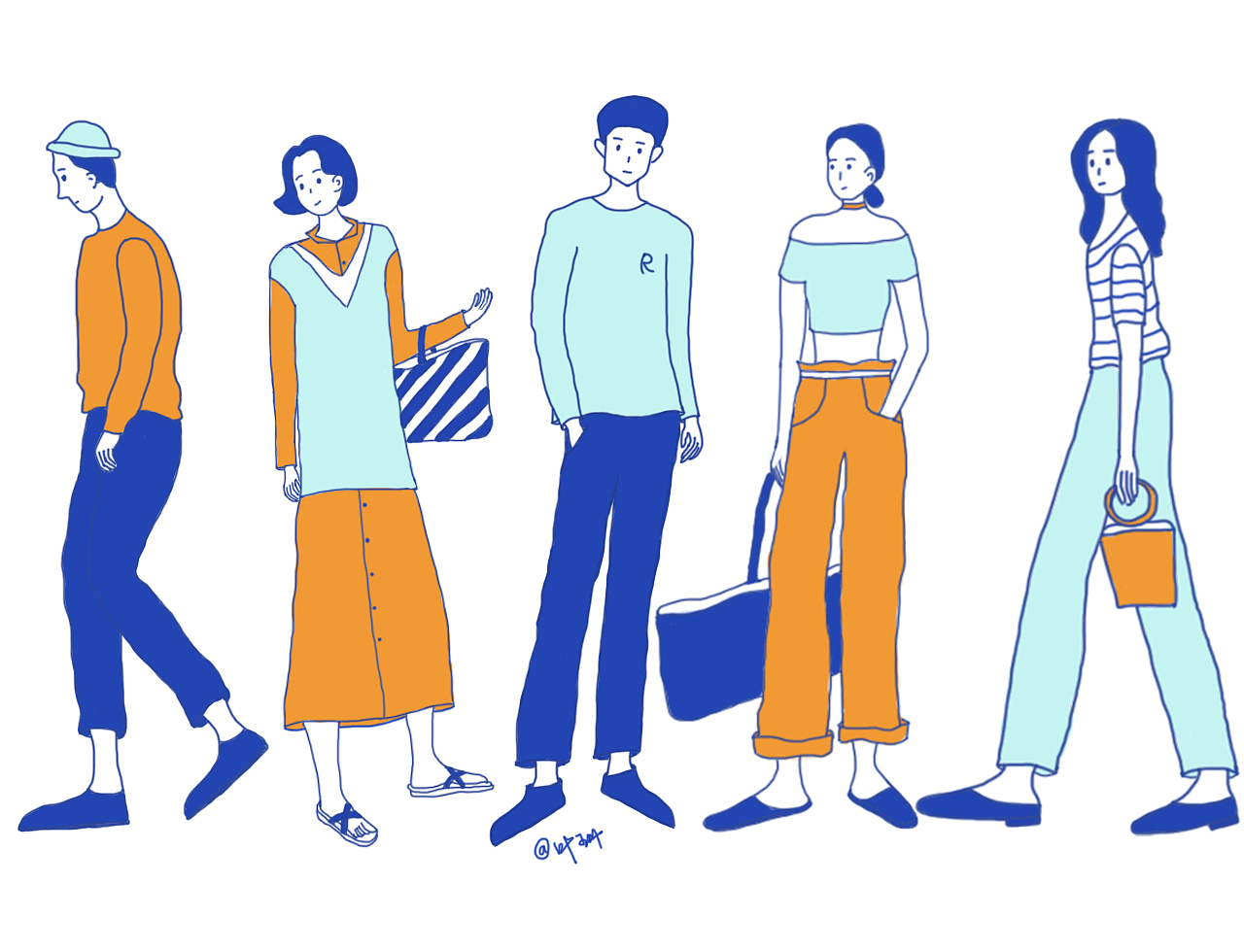 街拍人物（图ZMTg3ODY3MzA0） - 创作习作 - 站酷设计师叶珊AshleyYe原创素材 - 站酷ZCOOL