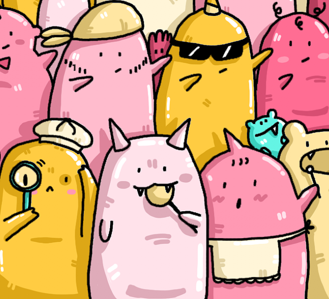 little monsters（图ZMTI3ODYyNDgw） - 创作习作 - 站酷设计师热心市民_原创素材 - 站酷ZCOOL