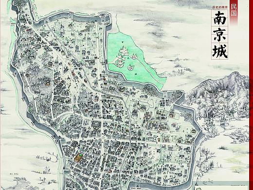 手绘南京地图（个人主页-ZMzc5OTU1NDg=） - 艺术插画 - 站酷设计师dz3184原创素材 - 站酷ZCOOL