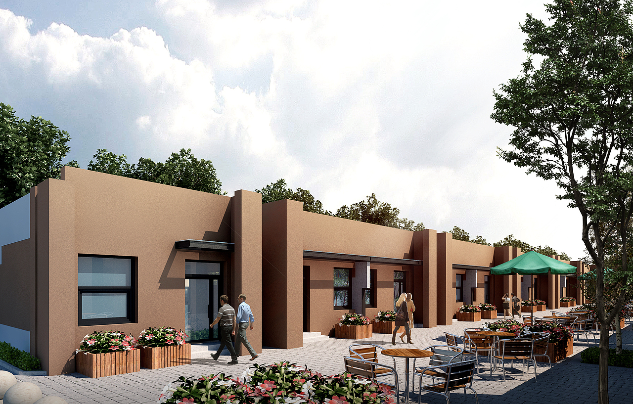 上东水岸商业社区建筑