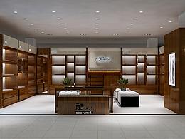 宾度皮具男包店面装修设计男装鞋服皮具包包店面设计